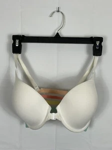 Victorias Secret Push-up Bra Full Coverage 32DDD Front Close Rainbow Back BN2 - Picture 1 of 11