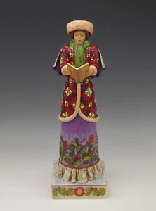2006 Jim Shore HERE WE COME A WAND RING SO FAIR TO BE SEEN WOMAN CAROLER 11,5" - Bild 1 von 7