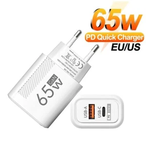 65W GaN USB C Fast Charger QC3.0 EU/US Plug Phone Charger Adapter ios Android AU - Picture 1 of 10