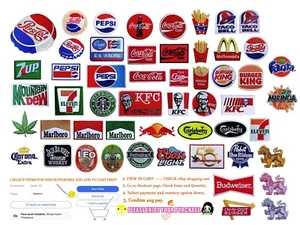 Parches Alimentos y Bebidas Bordado Decorar Tela (Seleccionar Opciones)✈Tailandés por USPS - Imagen 1 de 79