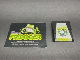 Atari 2600  Frogger  Game  and Manual   Tested