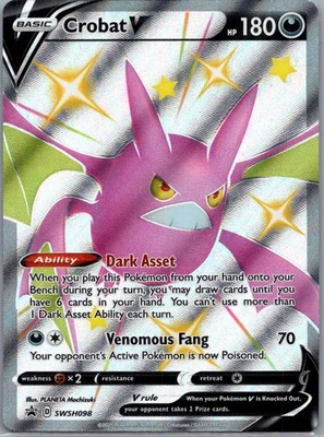 Crobat V Promo SWSH: Sword & Shield Promo Cards SWSH098 LP-NM - Image 1 of 2
