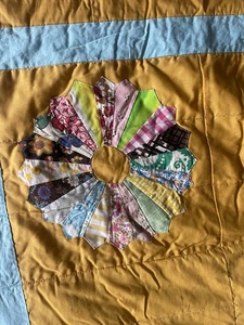 Quilt Vintage Home Baumwollmischung Patchwork Quilt, Stern Pinwheel Design 74” x 86” - Bild 1 von 10