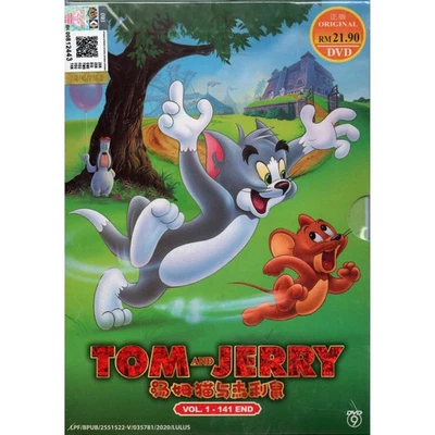 TOM AND JERRY COMPLETE TV SERIES DVD VOL 1 to 141 END + MOVIE ENGLISH DUB DVD - Image 1 of 2