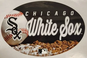 MLB Chicago White Sox 5.5" X 5.75" Oval Decal - Picture 1 of 2