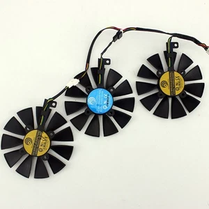 Für Asus Strix GTX 980Ti GTX 1060 1080 1070 RX 480 580 VEGA64 VEGA56 Kühler Lüfter - Bild 1 von 9