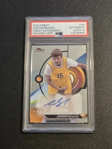 2023-24 Finest #FA-AR Austin Reaves Finest Autógrafos PSA Auténtico - Imagen 1 de 2