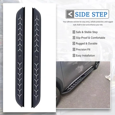 Fits For Toyota Sienna 2022-2025 Fixed Running Board Side Step Nerf Bars - Image 1 of 4