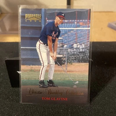 Pinnacle Christie Brinkley Collection #4 1996 Tom Glavine Foto 1 de 2
