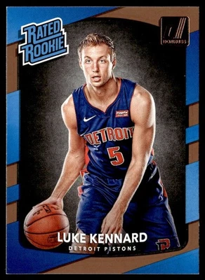2017-18 Donruss Optic Rated Rookie Luke Kennard Rookie Detroit Pistons #189 - Image 1 of 2