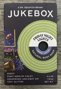 Jukebox By Dr. Squatch FRIDAY NIGHT LIGHTS Limited Edition Soap Bar 4.5oz - Picture 1 of 4
