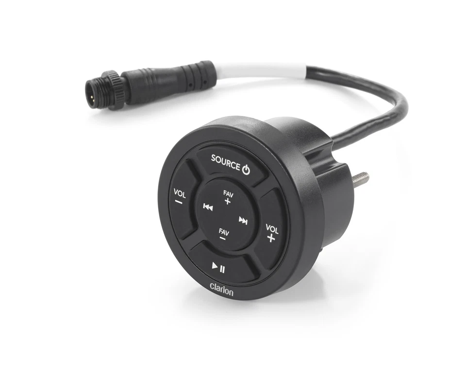 Controle remoto marinho Clarion CMR10 com fio - Redondo - Imagem 1 de 1