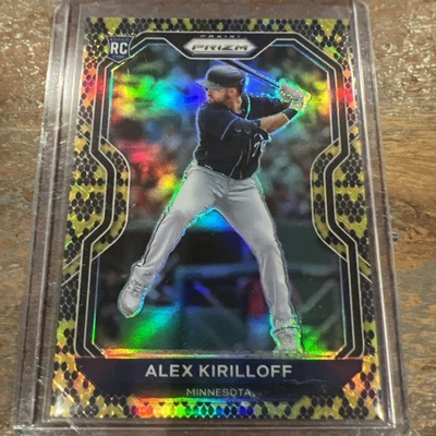 2021 Prizm ALEX KIRILLOFF RC Snakeskin #d 02/50 0 MINNESOTA TWINS - Image 1 of 4