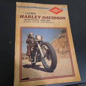 CLYMER HARLEY DAVIDSON Repair Manual Sportster 1959-1984 Free Shipping - Bild 1 von 7
