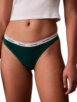 NUEVO CON ETIQUETAS Tanga Calvin Klein MUJER (VARIOS) Logo Moderno QD5043-321 Foto 1 de 4