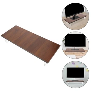 Computerbildschirmaufzug Monitor Riser Holz Laptop-Riser Für Den Schreibtisch - Photo 1/12