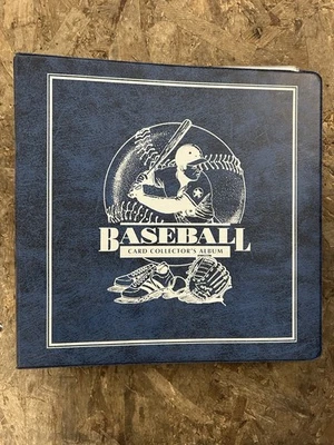 Álbum de coleccionista de tarjetas de béisbol usadas con (60) 9 páginas de bolsillo incluidas en buen estado Foto 1 de 2