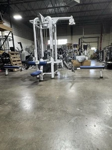 Life Fitness MJ4 Signature Series Dual Pulley Lat & Row Single Pulley Lat & Row - Picture 1 of 21