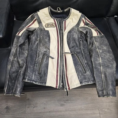 RARE Harley-Davidson Women's Alyssa Leather Riding Jacket Tassels Size S Small  - Image 1 of 4