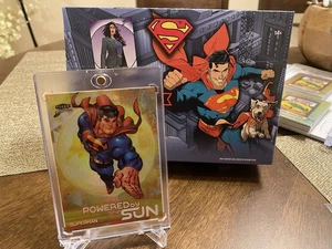 2025 Fleer Brilliants Powered By The Sun Gold SSP #PS1 Superman The Case Hit Hot - Picture 1 of 3