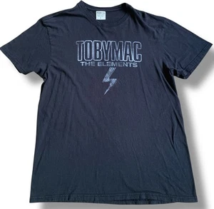 Toby Mac The Elements Hits Deep Tour Unisex T-Shirt Sz Large Short Sleeve Gray - Picture 1 of 5