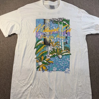 Midnight Oil 1990 Blue Sky Mining T-shirt XL White Brockum 21x31 - Imagem 1 de 4