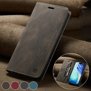 For iPhone 17/17 Pro/17 Pro Max/Air Slim Leather Case Magnetic Flip Wallet Cover - Picture 1 of 22