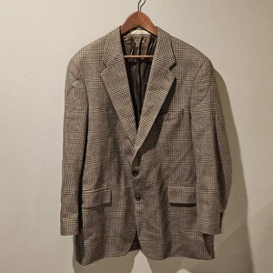 Vintage Polo University Club Pure Wool Blazer Size 46T By Ralph Lauren - Picture 1 of 10