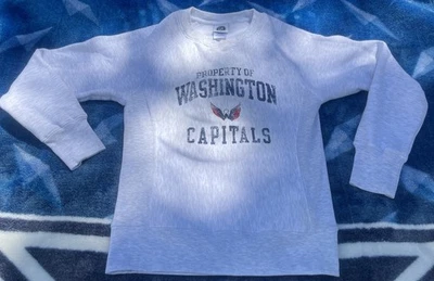 Sudadera WASHINGTON CAPITALS Licencia Oficial Producto NHL Mujer’s Pequeña Nueva Sin Etiquetas Foto 1 de 4
