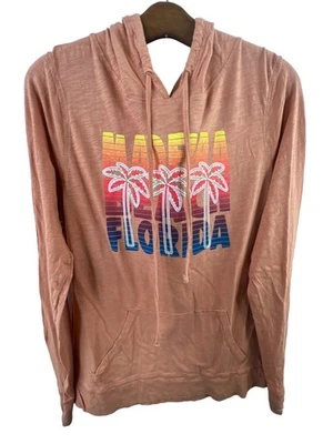 Sudadera con Capucha Ouray Slub Talla Mediana Arcilla Silenciosa Madeira Beach Florida Gráficos Ligera Foto 1 de 4