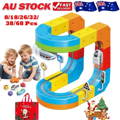 New Magic Electric Train Set, Flexible Race Track Track Fusion Train Tracks Set - image 1 of 4