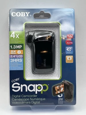 Coby Snapp CAM4002 Digital Swivel Camcorder with LCD Screen New - Image 1 of 2
