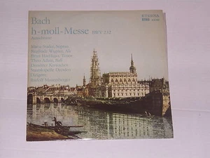 Bach h-moll Messe BWV 232 -  Stader Wagner Haefliger Adam   - LP Eterna - Picture 1 of 1