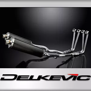 Yamaha FJR1300 2006-2024 Complete Exhaust 4-2 18" Oval Carbon Mufflers - Picture 1 of 4