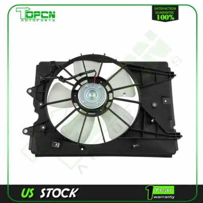 Radiator Cooling Fan Assembly For 2009 2010 2011 2012 2013 2014 2015 Honda Pilot - Image 1 of 4