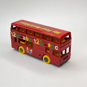 Autobús Matchbox My First Matchbox Series Leyland Titan cuerpo rojo como nuevo - Imagen 1 de 7