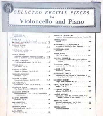 Partituras Komm Susser Tod J. S. Bach violonchelo violín viola piano acompañamiento Foto 1 de 4