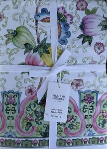 Williams-Sonoma Famille Rose Tablecloth 70”x108”