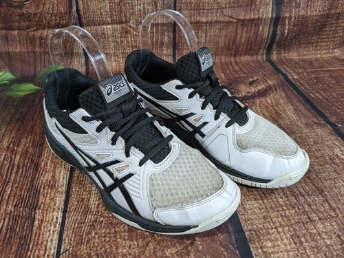 Scarpe da corsa Asics Gel da uomo 6 bianche nere 1074A005 comode ammortizzate