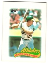 Mark McGwire 1989 Topps Major League Leaders Minis    #70