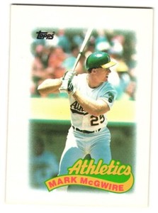 Mark McGwire 1989 Topps Major League Leaders Minis    #70