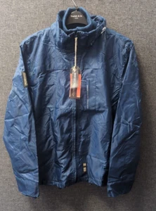 Crosshatch Windbreaker Jacket Dark Blue UK L LN048 AA 01 - Picture 1 of 5