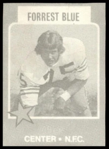 1975 Town Talk Bread #16 Forrest Blue Playbook Card - Picture 1 of 2
