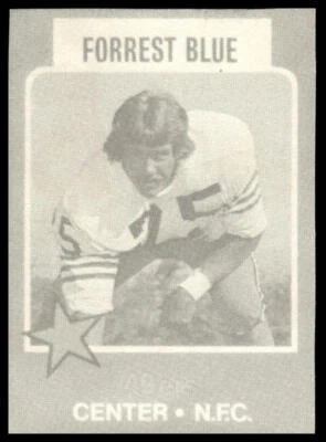 1975 Town Talk Bread #16 Forrest Blue Playbook Card - Image 1 of 2