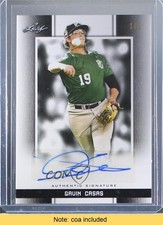 2019 Leaf Perfect Game National Showcase Black Proof 1/1 Gavin Casas Auto nd3