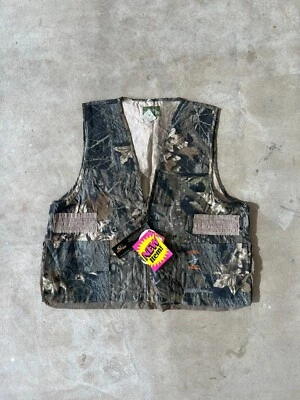 Deadstock Quail Mossy Oak Camo Vest - XL - Image 1 of 4