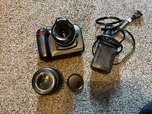 Nikon D70s Camera With + 2 Lenses Af-s Dx And 50mm 1:2 And Charger - Picture 1 of 14