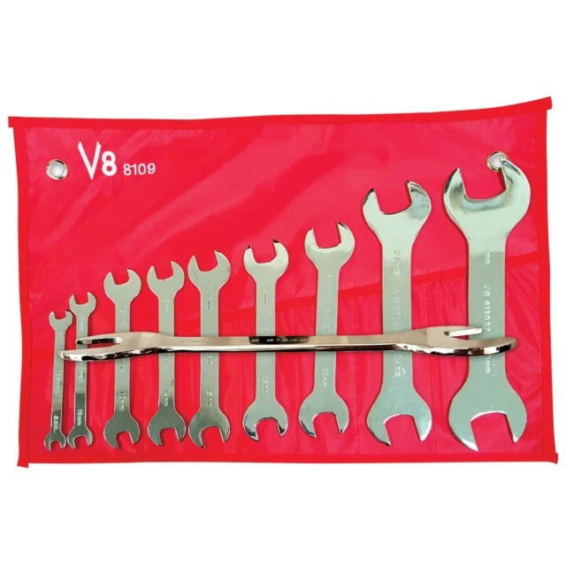 V8 Tools 8109 Combination Wrench Set - Set of 9