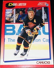 1991-92 Score Canadian Bilingual #215 Doug Lidster  Vancouver Canucks 
