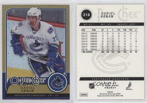2008-09 O-Pee-Chee Rainbow Foil Daniel Sedin #318 HOF